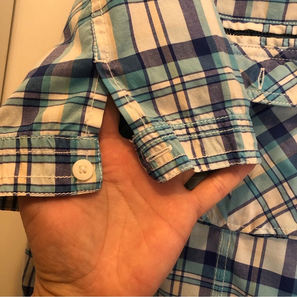 Helix Men’s Plaid Button Down Shirt with Double Pockets. Size XXL - Picture 6 of 12